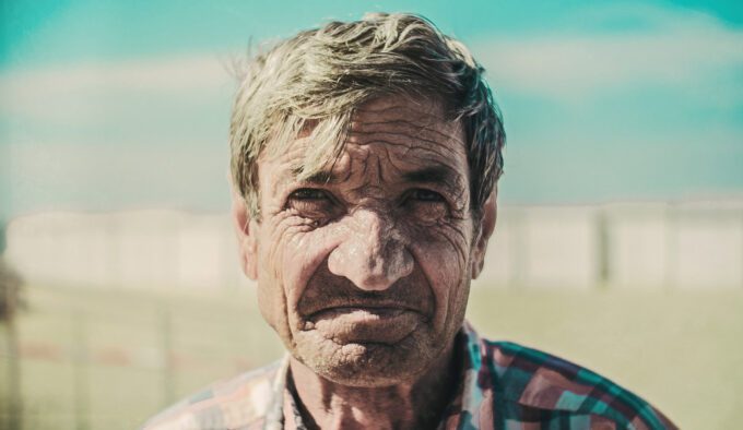 portrait of an older white man