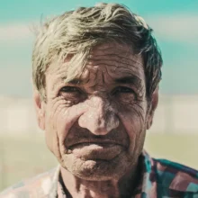 portrait of an older white man