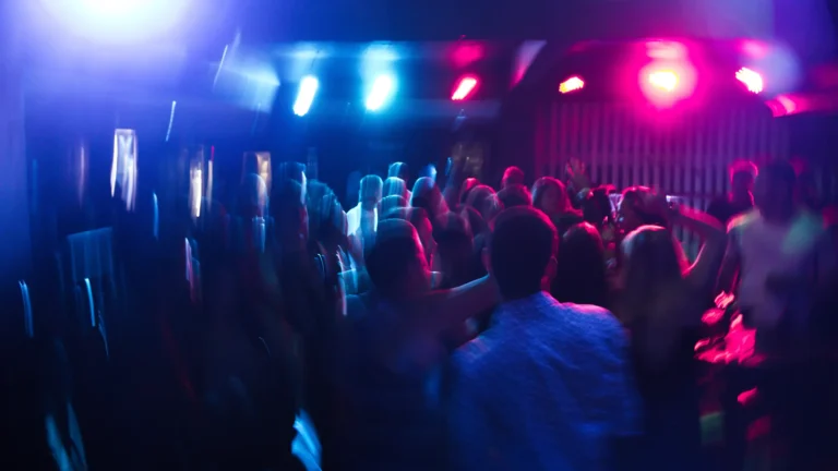 people dancing at a concert